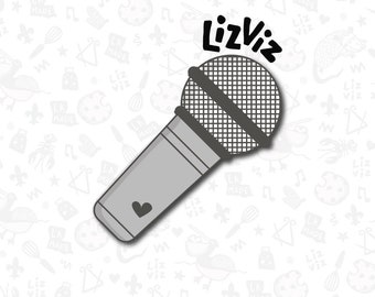 cortador de galletas de micrófono