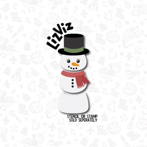 Emporte-pièce bonhomme de neige. Emporte-pièce de Noël. Ensemble d'emporte-pièces bonhomme de neige. Grand pour boîte de 12 x 5.