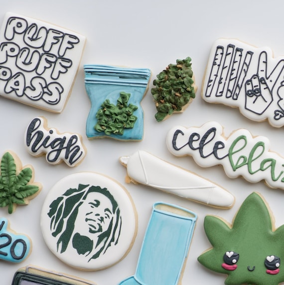 Weed Baggie Cookie Cutter, 420 Marijuana Theme