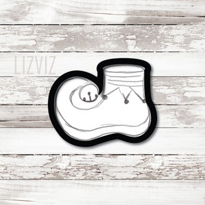 Elf Shoe Cookie Cutter: Christmas Baking
