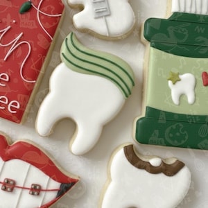 Tooth & Toothpaste Cookie Cutter: Nurse Gift