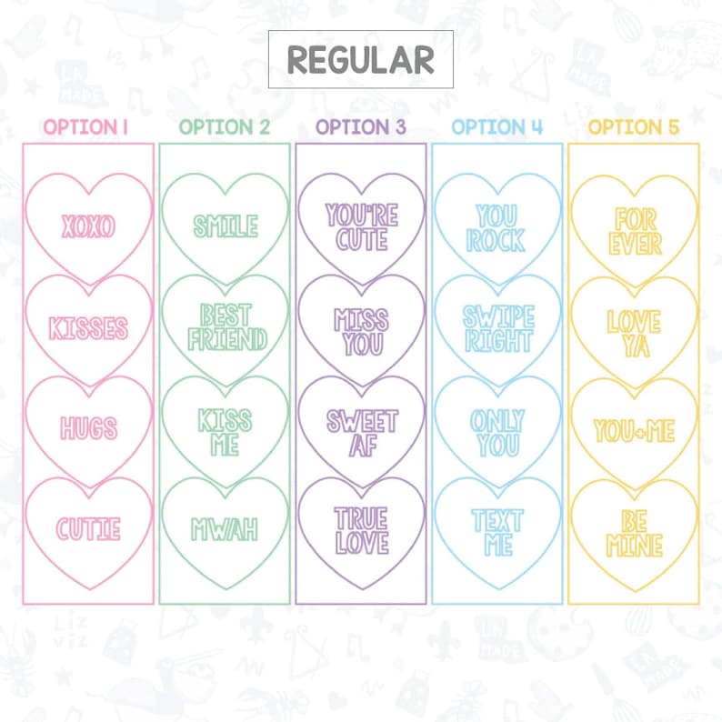 Conversation Heart Candy Cookie STAMP Valentines Cookie Stamp Etsy