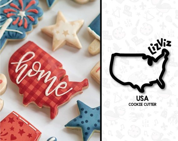 USA Cookie Cutter: Fourth of July, Patriotic Baking