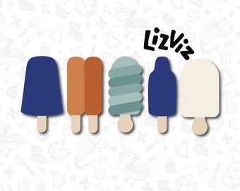 Popsicle Cookie Cutter: Summer Beach Theme