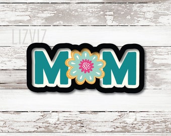 Mama mit Blumen Ausstechform - Muttertag Backen