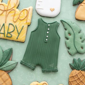 baby romper cookie cutter