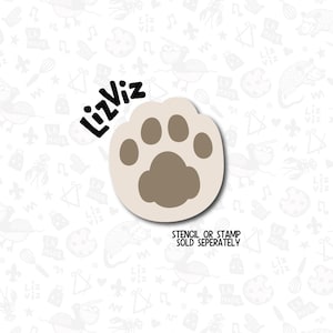 Cat Paw Cookie Cutter: 3D Printed PLA, Pet Treat Baking