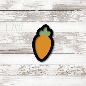 Carrot Cookie Cutter. 2021 Design. Easter Cookie Cutter.