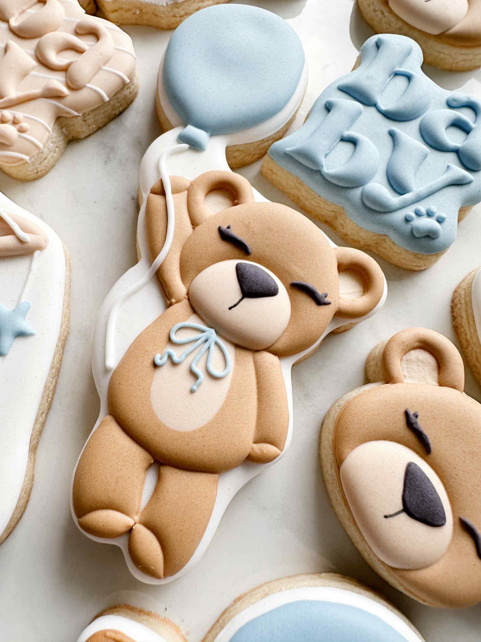 Bear With Balloons Cookie Cutter - Etsy