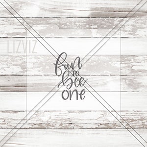 Fun to Bee One Cookie Stencil