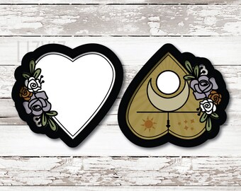 Floral Ouija Planchette Cookie Cutter: Halloween Baking