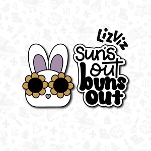 bunny cookie cutter suns out buns out