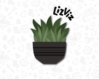 Plant Cookie Cutter, 3D Printed PLA