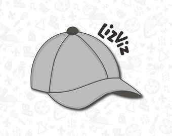 Baseball Cap Cookie Cutter.