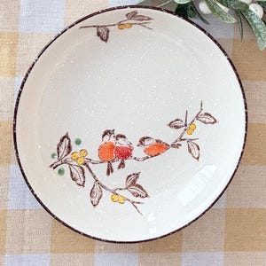 Floral Ceramic Plate Set of 4, 7” Salad & Dessert Plates, Appetizer Plates, Housewarming Gift