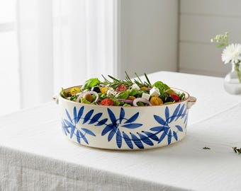 Hand Painted Ceramic Bowl Set, Artisan Tableware, Aesthetic Kitchen Decor, Brunch Serving Bowls, Gift for Her