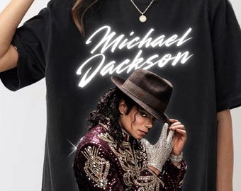Michael Jackson Neon Glow Dancer SVG PNG (Digital Download)