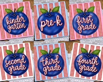 Teacher Blueberry SVG PNG Bundle, Teach Love Inspire, Back To School (Digital Download)