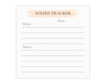 Plaknotities logboek babyvoeding • Vaste stoffen tracker voor moeders (3 x 3", notitieblok van 50 vel)