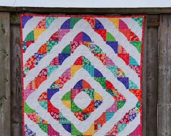 Bright colorful quilt