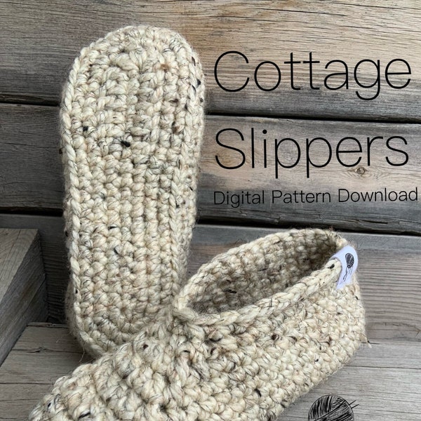 Cottage Slippers Crochet pattern