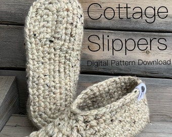 Cottage Slippers Crochet pattern