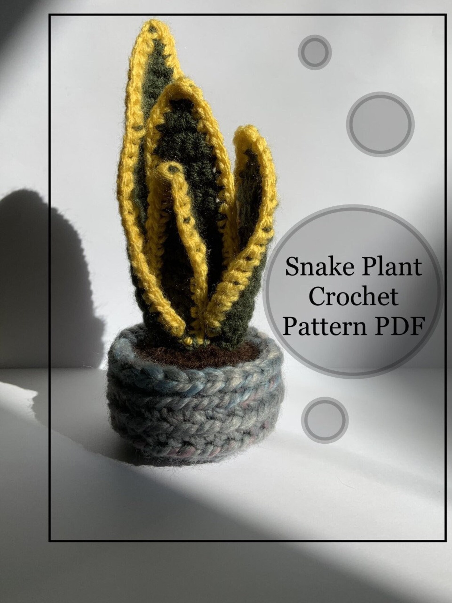 Snake Plant Crochet Pattern PDF Etsy
