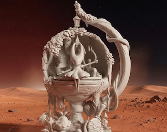 Archivo de impresión 3D STL de Guerrero Aguja de Avispón: Estatua de Caballero Insecto de Fantasía (Descarga digital)