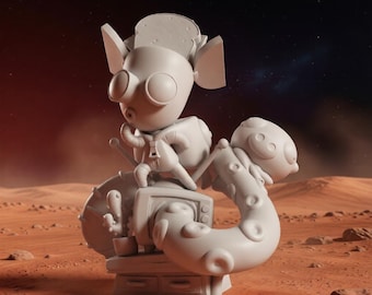 Modelo de impresión 3D STL de Chibi Gir Invasor Zim (resina de 89 mm)