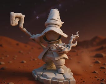 Vivi Ornitier STL / Estatua de Final Fantasy IX / Figura de Black Mage / 12,5 cm de alto / Arte de fan de FF9 / Modelo de Kingdom Hearts / LYS precompatible