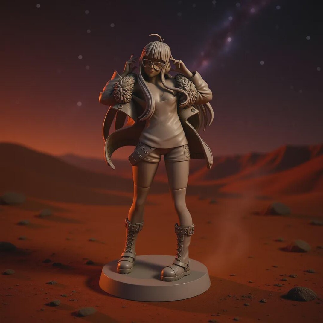 Futaba Sakura STL | Persona 5 Royal Statue | Oracle Navi Figure | 18 ...