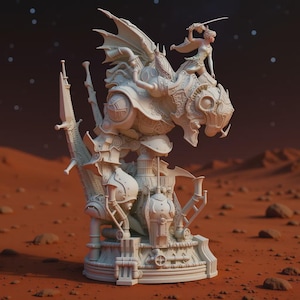 Terra Branford STL | Final Fantasy VI Magitek Knight Statue (nicht unterstützter digitaler Download)