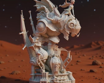 Estatua de Terra Branford STL / Final Fantasy VI Magitek Knight (Descarga digital no compatible)