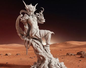 Estatua de Ysera STL: Aspecto de dragón de World of Warcraft, modelo de impresión 3D (descarga digital)