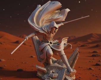 Darth Revan STL / Estatua de KOTOR / Figura de Star Wars Old Republic / Escala 1/10 21 cm / Busto y miniatura incluidos / Modelo de Lord Sith