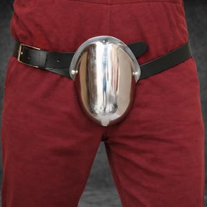 Mittelalterliche Codpiece-Rüstung aus Stahl - Ritter-Nietenschutz, LARP-Ritter-Kostüm, Halloween-Geschenk, Halloween-Kostüm