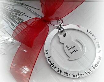 Cat Memorial Gift, Pet Memorial Ornament, Pet Loss Gifts, Sympathy Gift