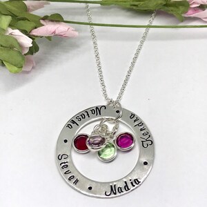 Grandmother Mothers Day Gift, Grandmother Necklace, Grandchildren Jewelry, New Grandmother Gift image 9