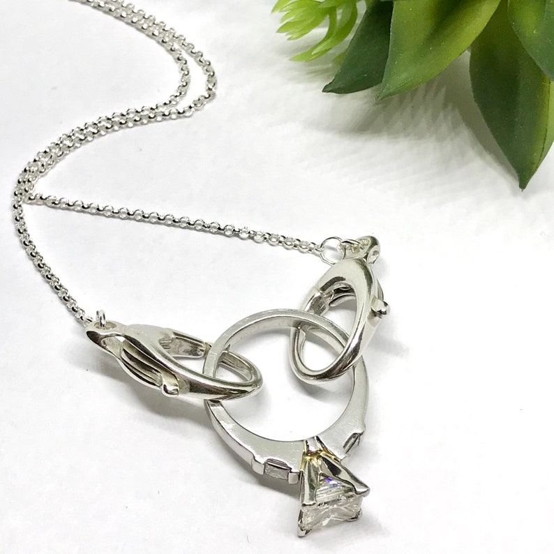 Wedding Ring Holder Necklace Widow Ring Jewelry Maternity Etsy