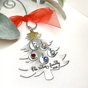 Personalized Family Christmas Ornaments, Christmas Gifts for Mom image 7