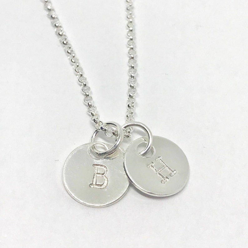 Dainty Initial Necklace, tiny initial Jewelry for Mom, Minimalist Necklace, Sterling Silver Necklace, Personalized, image 7