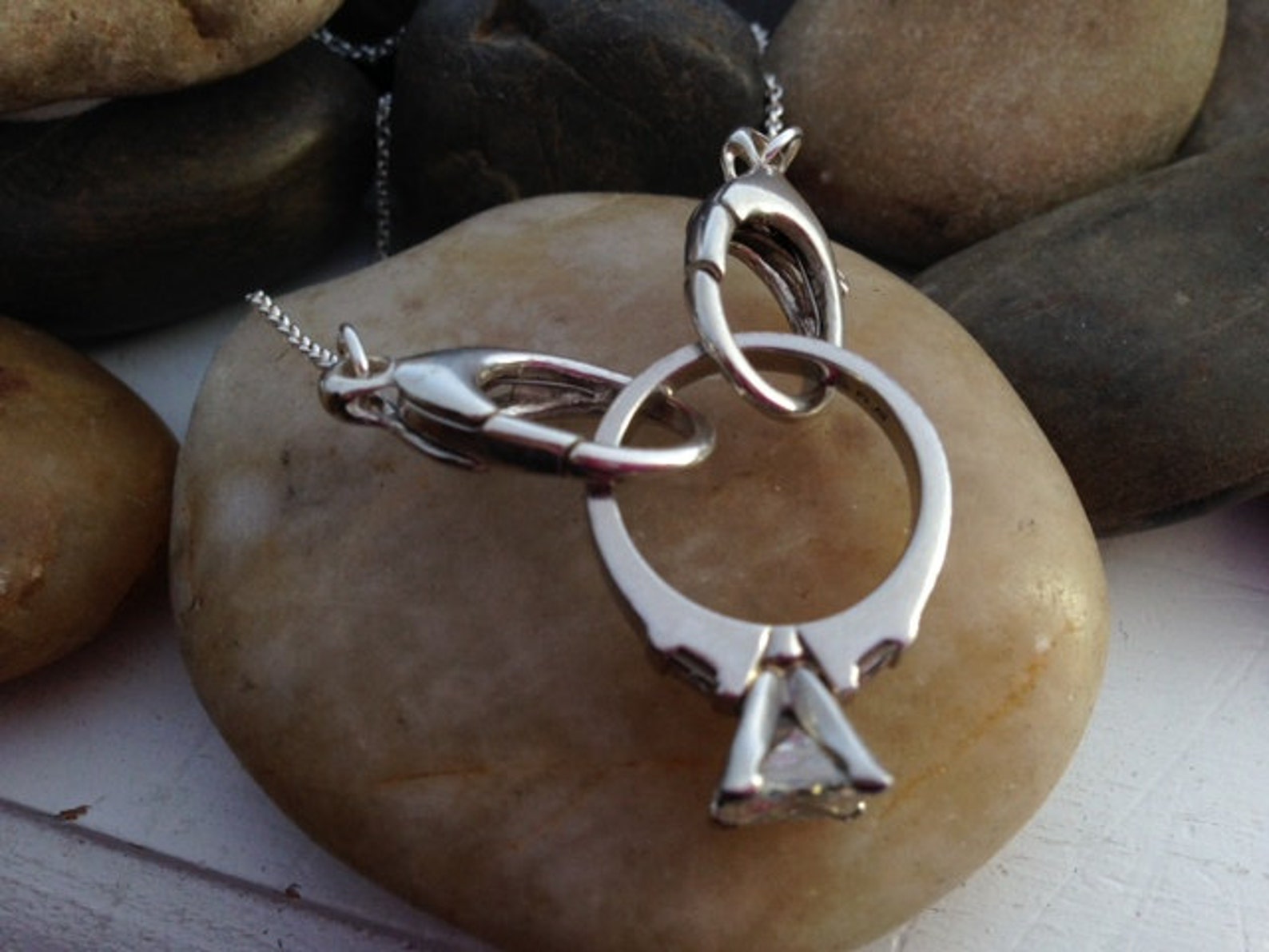 Wedding Ring Holder Necklace Widow Ring Jewelry Maternity Etsy