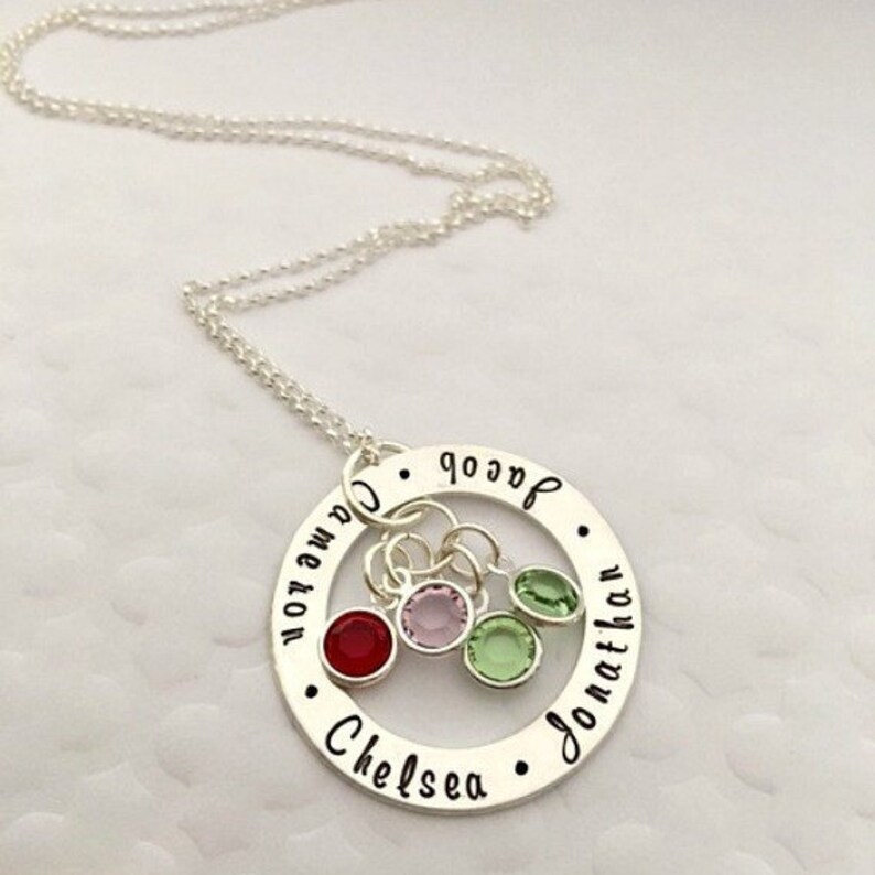 Grandmother Mothers Day Gift, Grandmother Necklace, Grandchildren Jewelry, New Grandmother Gift image 7