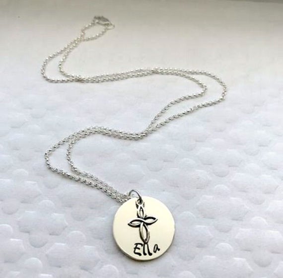 girls communion necklace