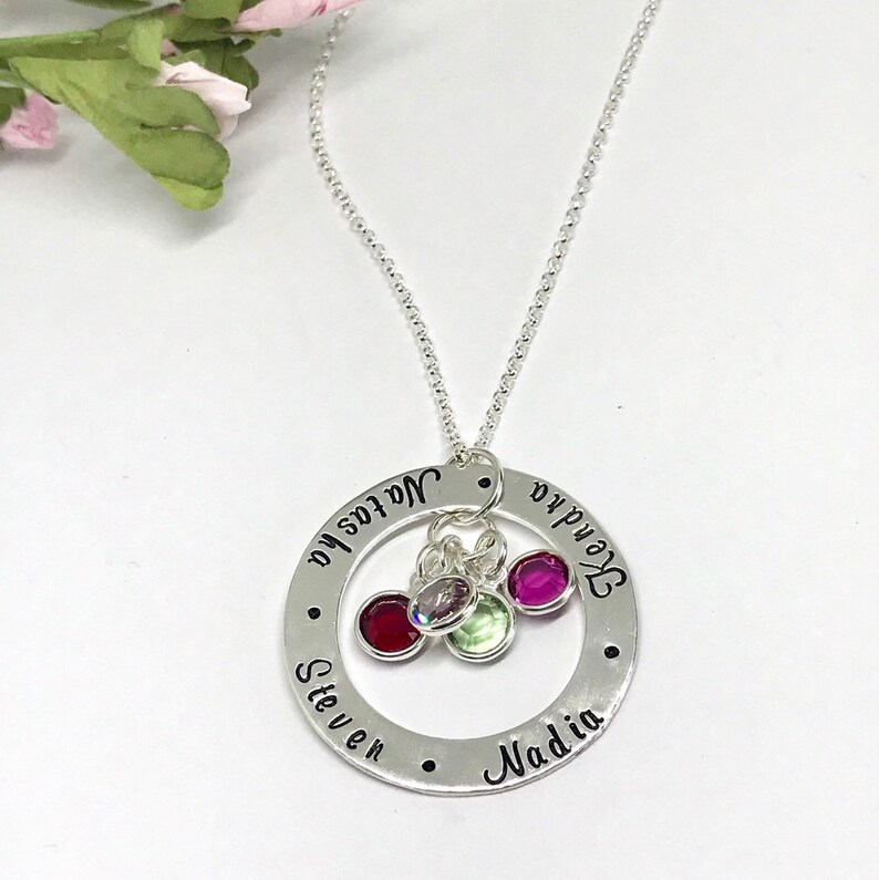 Grandmother Mothers Day Gift, Grandmother Necklace, Grandchildren Jewelry, New Grandmother Gift image 1