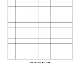 Running Tracker Printable | Weekly Running Log | Fitness Progress Planner | A4 & US Letter PDF