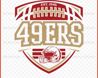 49ers SVG, Football PNG, Football Gifts, Game Day, Svg Files, 49ers Cut file, Cricut, Best for Printing, Football Shirt, (Digital Download)