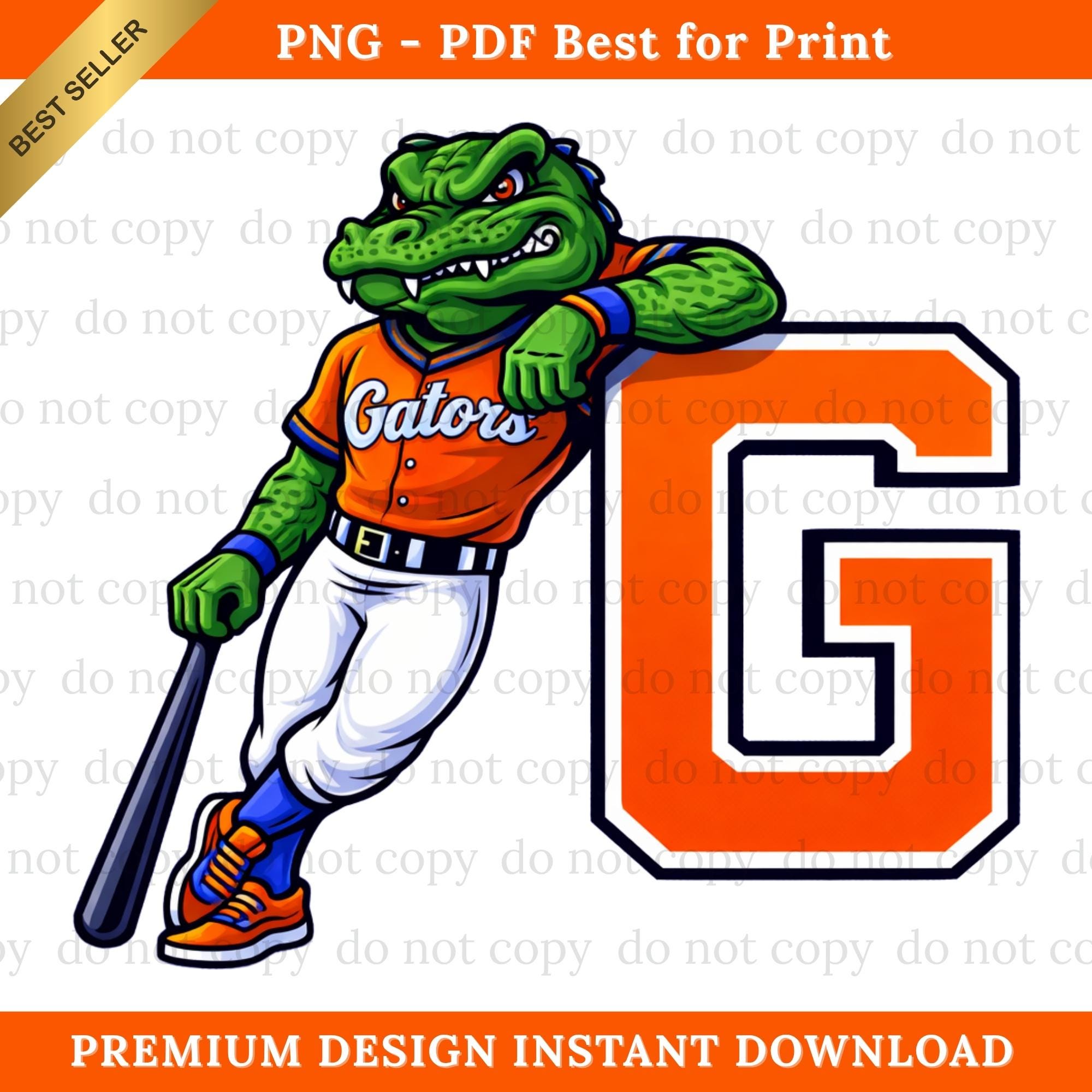 Gators PNG, Gators Baseball, Mascot, Baseball PNG, Digital Download ...