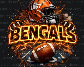 Bengals PNG, Game Day, Football, Bengals gift, Bengals Digital use for T-shirt, Stickers, Mug, Tumbler, Digital Download, PDF