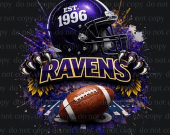 Ravens PNG, Game Day, Football, Ravens gift, Ravens Digital use for T-shirt, Stickers, Mug, Tumbler, Digital Download, PDF